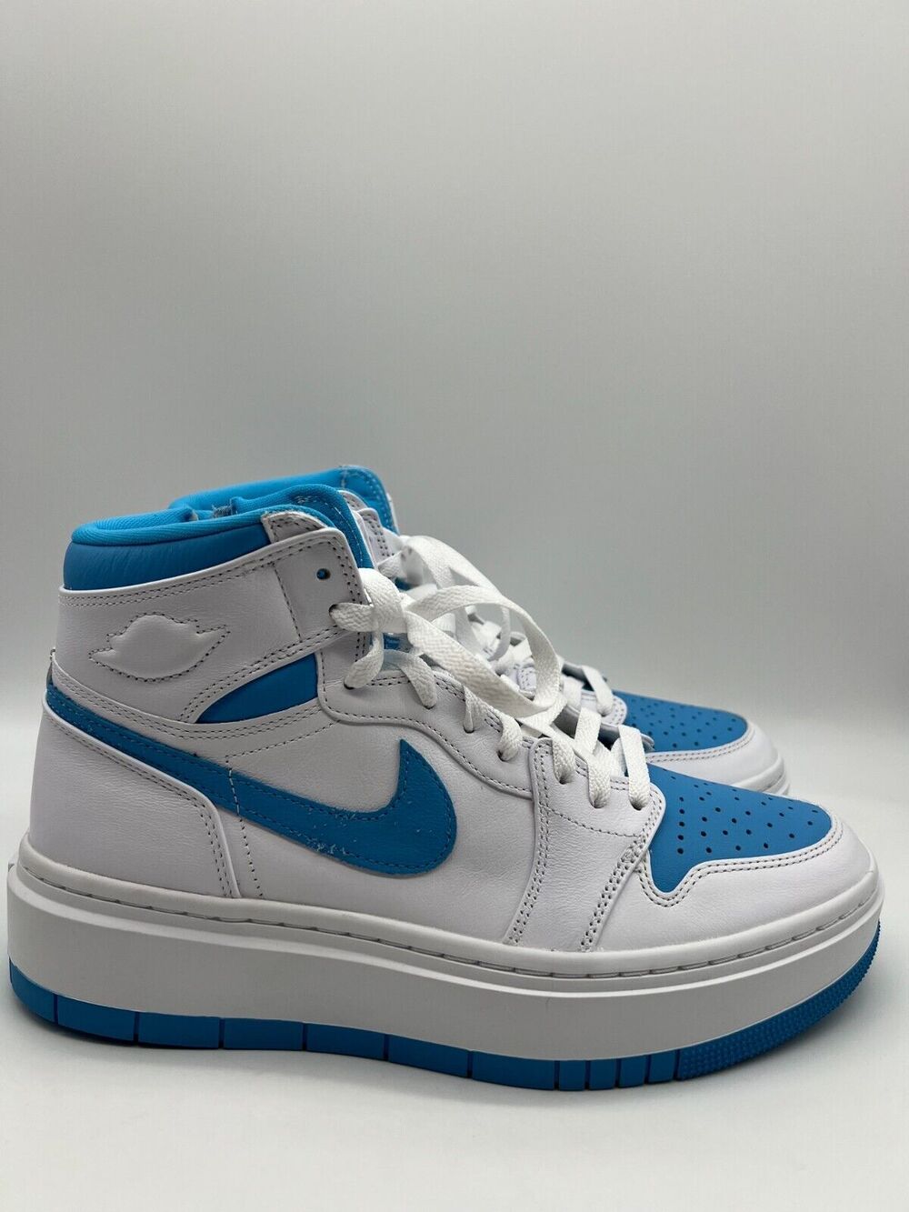 Nike Air Jordan 1 Elevate High UNC Powder Blue White DN3253-114 Womens Size 10.5